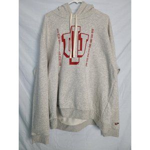 Next Level Apparel Mens University of Indiana Hoosiers Long Sleeved Hoodie 3XL